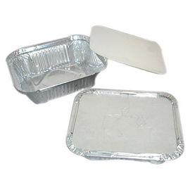 ظروف غذای آلومینیومی مربعی با اندازه بزرگ وزن استاندارد برای نگهداری مواد غذایی