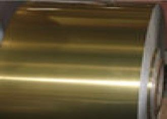 کویل فویل آلومینیوم صنعتی اپوکسی رنگ طلایی برای کولر گازی